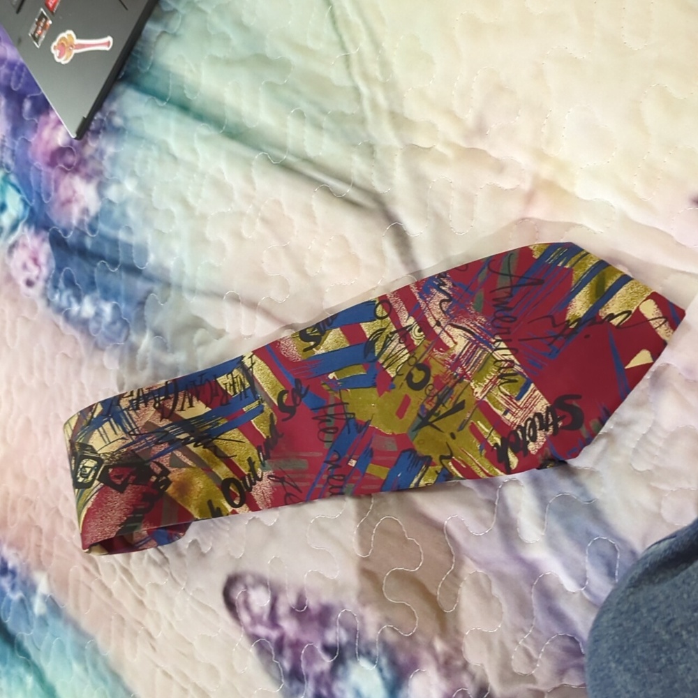 Lorenzo Mad e In Italy 1964 100% Silk Tie - Picture 6 of 14